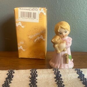 Enesco Growing Up Birthday Girls Age 1- Blonde